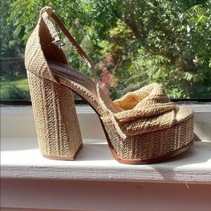 Chic Woven Platform Heels